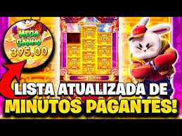 minutos pagantes fortune rabbit hoje